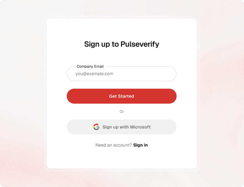 Sign Up